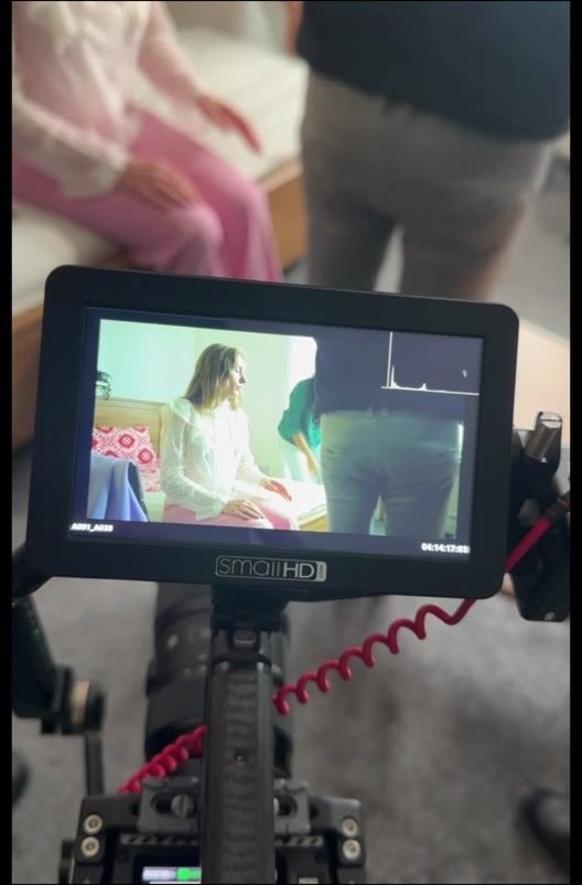 Playback of a take on a field monitor
